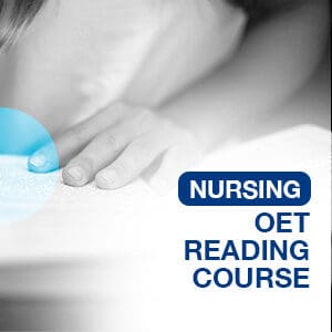 OET READING NURSING COURSE