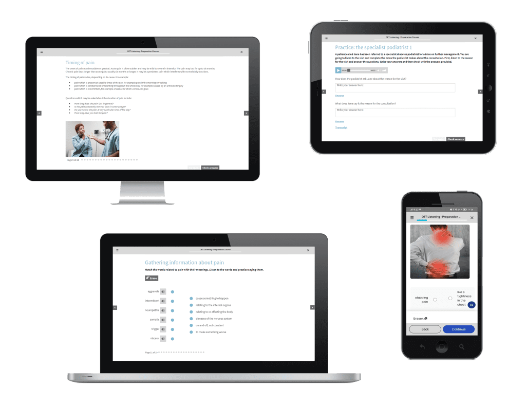 OET Listening Booster Course - 100% Flexible and Online