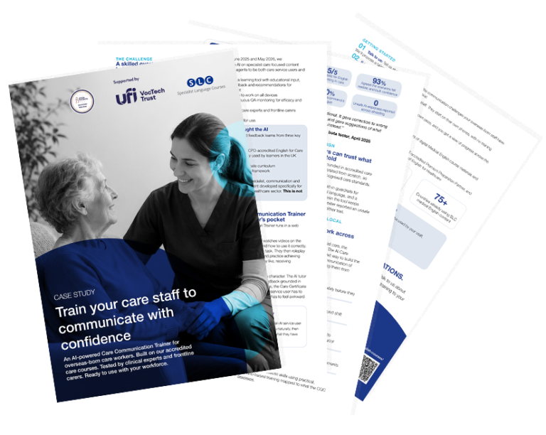 AI Care Communication Trainer Case Study