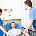 Patient with two nurses