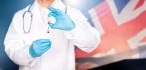 UK Healthcare professionals work in the UK