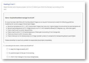 OET Reading B text 1