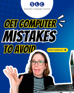 OET Computer mistakes to avoid