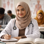 Refugee in classroom
