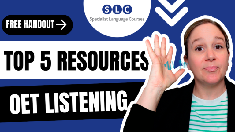 Top 5 resources OET Listening