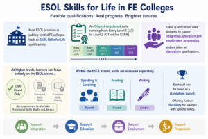 ESOL Skills for Life infographic