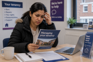Worried tenant seeking housing advice