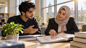 Studying with international students