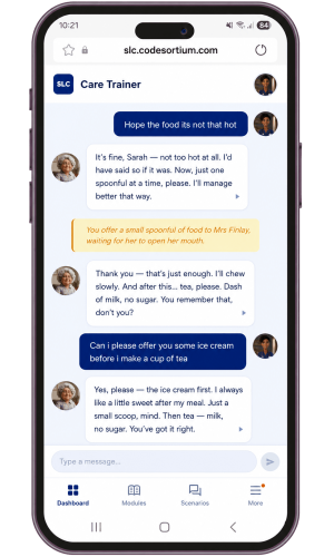 Mobile version of the app
